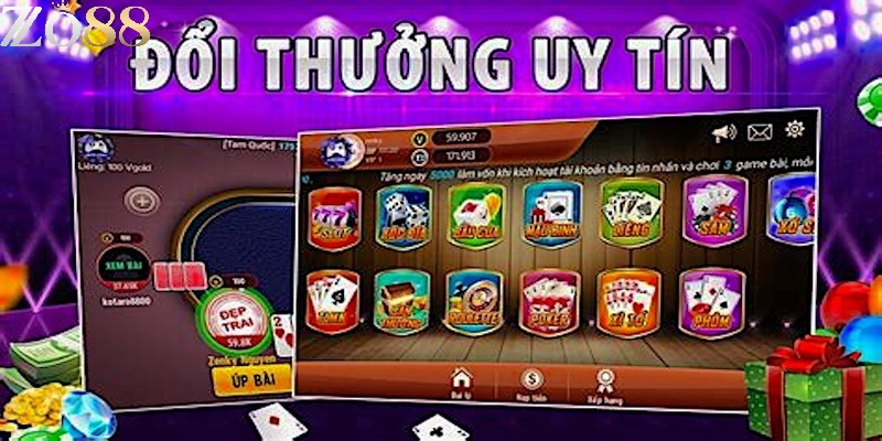 Game bài ZO88 4 Nhiều ưu đãi hấp dẫn tại ZO88
